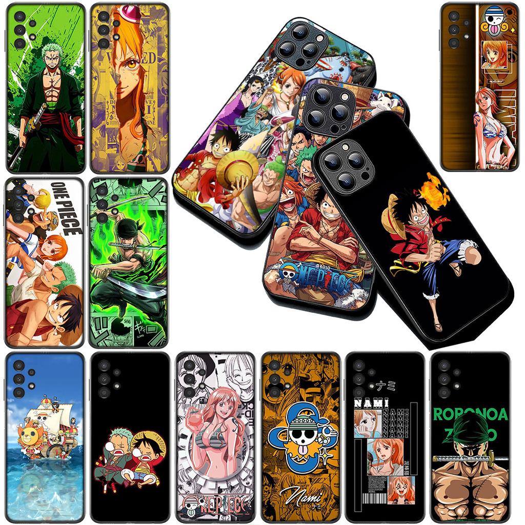 Cover for Samsung Galaxy S20 S22 S21 FE Ultra Plus A07 A17 A15 A16 A25 A57 A37 Phone Case Roronoa Zoro Nami One Luffy Pieces
