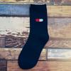 Unisex Autumn Winter Funny Cartoon Solid Color Elastic Cotton Middle Tube Crew Socks Creative Socks