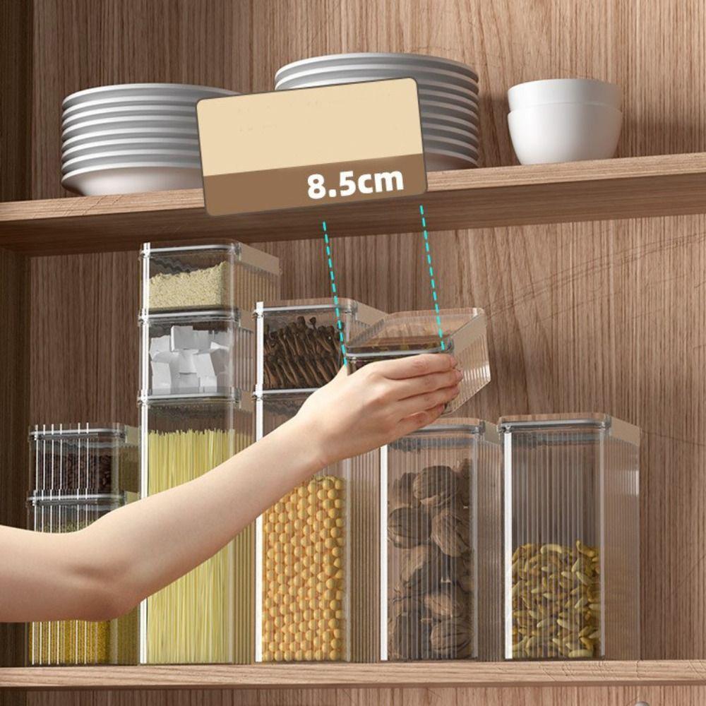 Stapelbare Lebensmittelaufbewahrungsbox, Küchenaufbewahrung, Mehrkorntank, Flasche, Tee-Aufbewahrungsbehälter