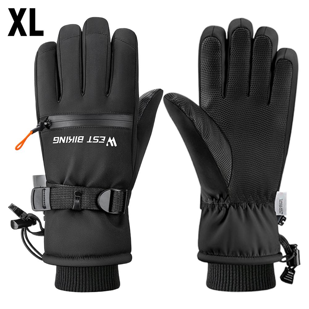 New Winter Outdoor Waterproof Pocket Warm Men's and Women's Gloves Cycling Gloves Non Slip Skiing Gloves Ski Board Accessories