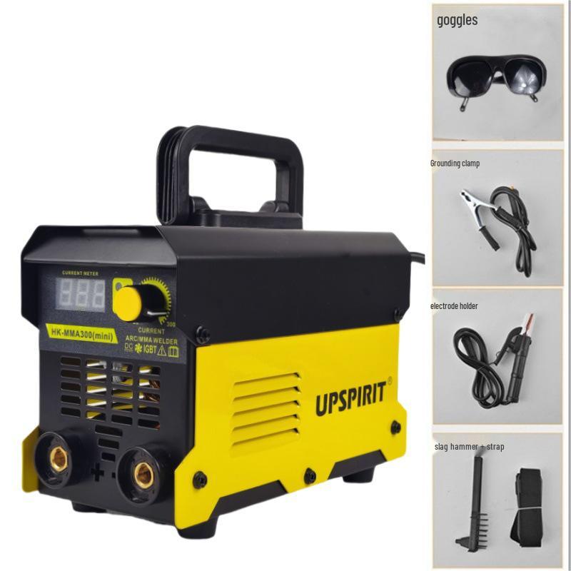 Mini Máquina de Solda Elétrica MMA Portátil 220V, Inversor DC Máquina de Solda Manual para Metalurgia Doméstica