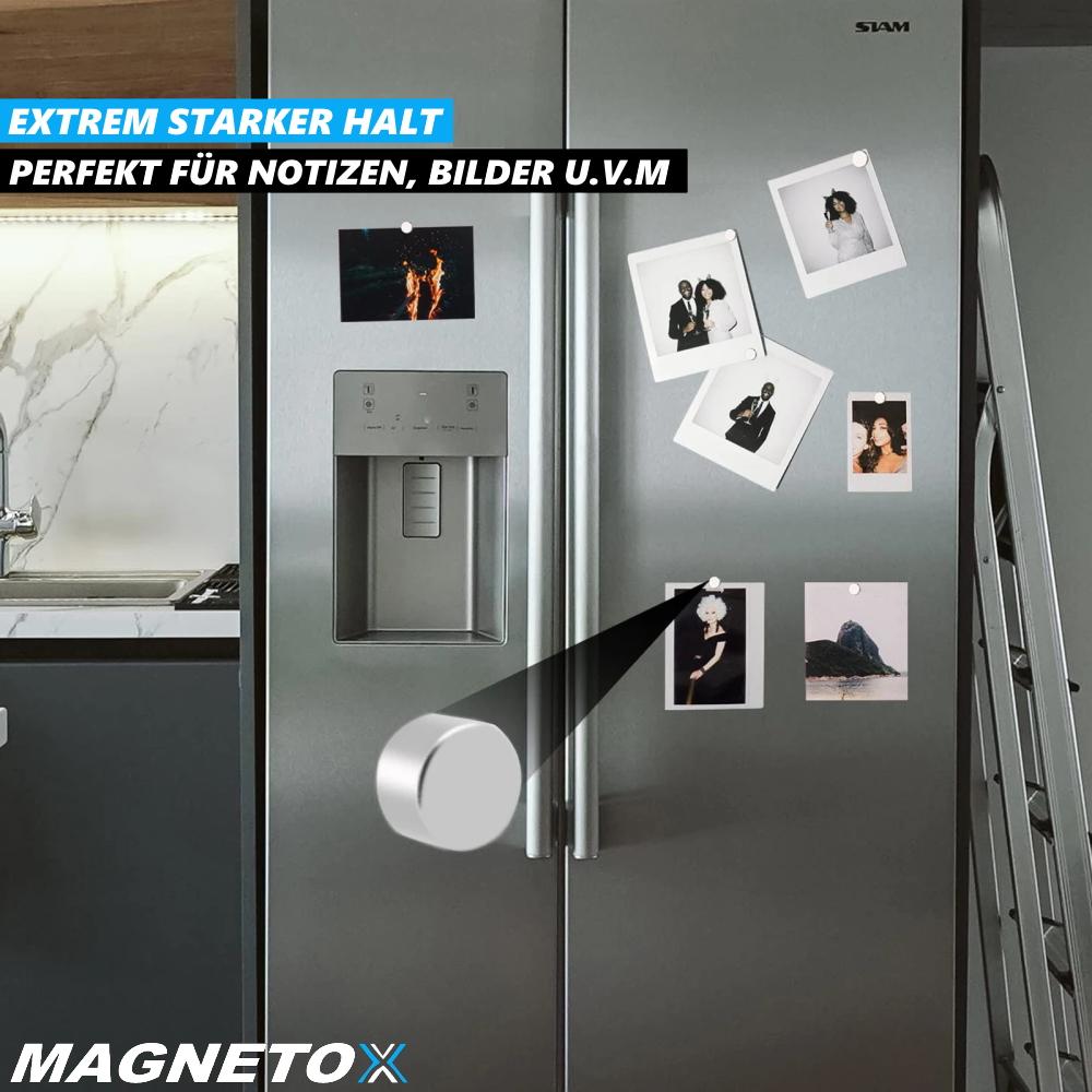 MAGNETOX Neodymium Magnets Ultra Strong Mini Magnet Disc Magnet Fridge [60x]
