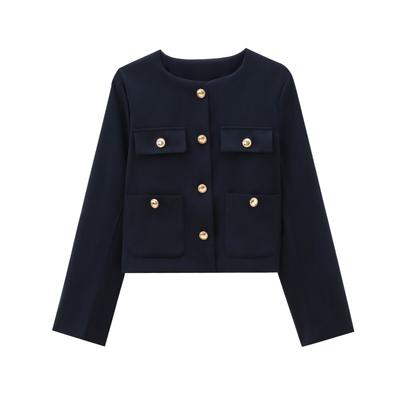 New Autumn Models, Women's Clothing, Stylish Multi-color Button-down Short Jacket