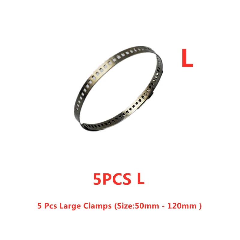 5/10/20 szt. Uniwersalny zestaw zacisków do osłony przegubu półosi ze stali nierdzewnej Zacisk do osłony przegubu półosi 20- 50 mm 50- 120 mm Regulowany