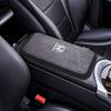 Suede Leather Car Armrest Box Pad Car Armrest Mat Car Accessories For Honda Mugen Jazz Insight Freed Fit CRV Civic Accord City akx256
