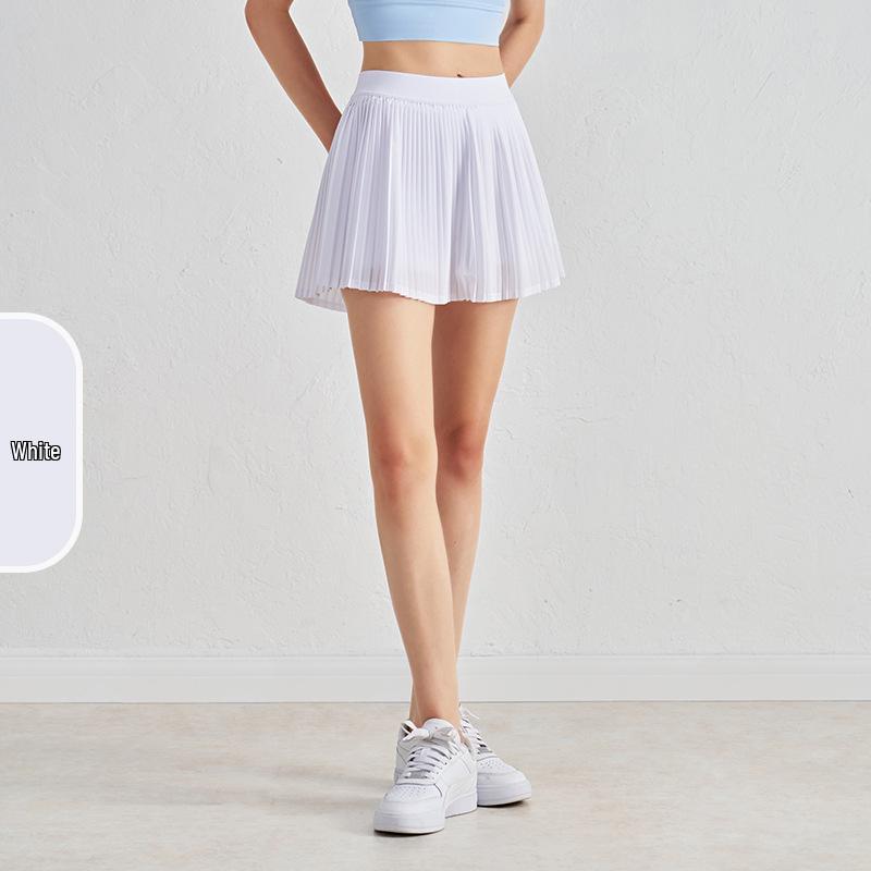 

Юбка-плиссе для тенниса с высокой талией и шортами для повседневной носки L