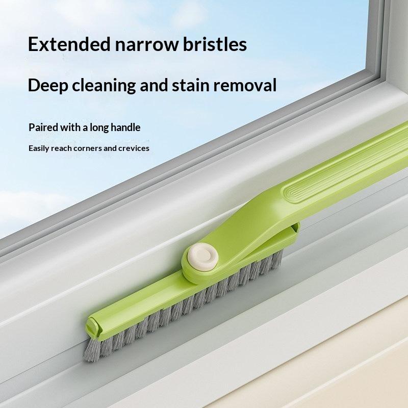 Multi-Purpose Tile Cleaning Brush, 360° Rotating Hard Bristle Scrubber For Bathroom & Kitchen Floors And Walls