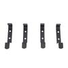 4 Pcs Coat Hooks Wall Mount Coat Hanger Carbon Steel Screw In Wall Hooks for Hanging Heavy Duty S