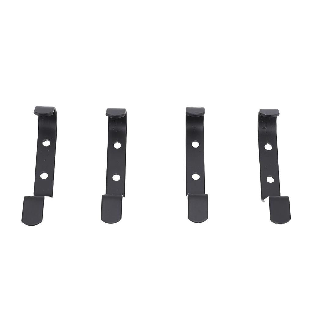 4 Pcs Coat Hooks Wall Mount Coat Hanger Carbon Steel Screw In Wall Hooks for Hanging Heavy Duty S