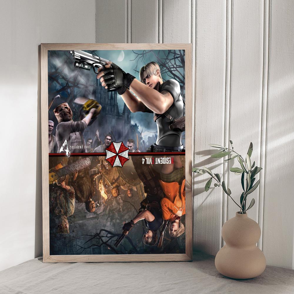 Joc Video R-Residents-Evil Printuri și Postere de Bună Calitate Vintage Decor Cameră Bar Cafea Decor Acasă