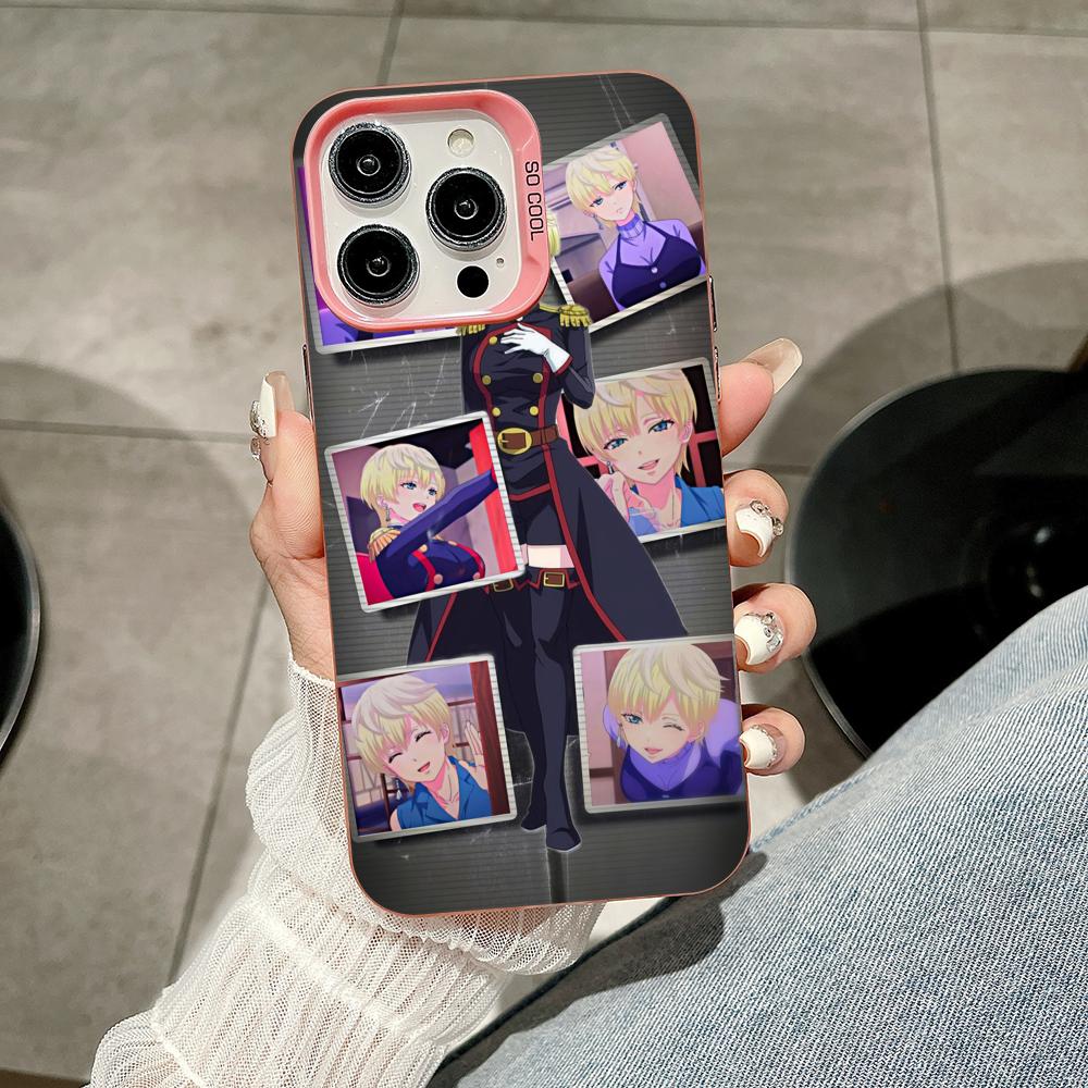 Mato seihei no slave Tenka Izumo Rosa Transluzente Handyhülle für iPhone 17 16 15 14 13 12 11 X XR XS Air Pro Max Plus