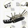 Bicycle Tire Patching & Repair Tool Kit: 15-in-1 & 16-in-1 Combo