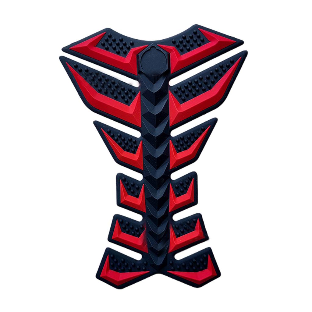 3D Rubber Gas Fuel Oil Tank Pad Protector Cover Universal Motorcycle Tank Sticker Fish Bone