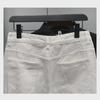 Men's Trendy Ripped Solid Color Slim Denim Shorts
