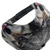 Gorra de Béisbol Hip Hop con Estampado de Cabeza de Lobo para Street Dance, Gorra Versátil Personalizada para el Sol, Gorra de Ala Plana para Hombre de Primavera y Otoño