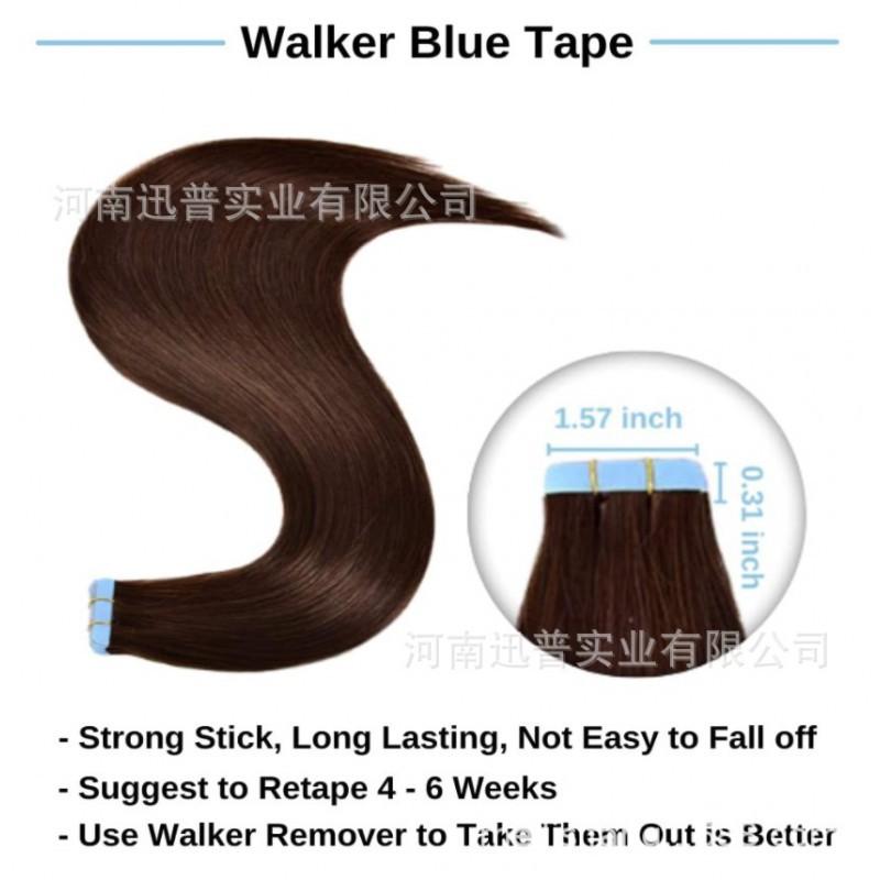 Real Hair Without Trace Invisible Extension Piece Jurchen Wig PU Tape In