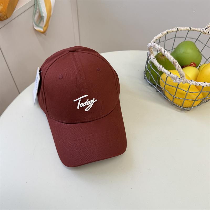 Spring And Summer Hats Alphabet Baseball Caps Men'S And Women'S Casual Versatile And Thin Peaked Caps Sunscreen
