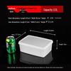 Food-Grade Milky White Plastic Storage Container for Kitchens & Restaurants, Anti-Fall, Ideal for Refrigerators and Commercial Use