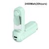 New Handheld Electric Fan USB Desktop Fan with LED Light Portable Mini Small Fan Mobile Phone Charging Bank Phone Stand Students