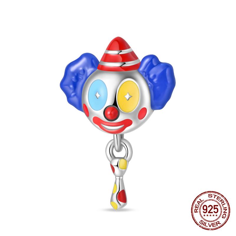 

Hot 100 copper Circus Clown Threepiece Charm Bead Charms Compatible With Authentic Bracelets Do It Yourself Jewellery Making Ideal For Women Gift