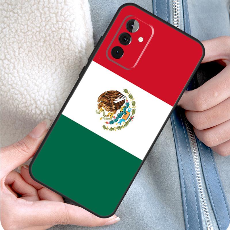 Mexico Flag Art Phone Case For Samsung Galaxy A54 A34 A14 A15 A25 A35 A55 A53 A33 A13 A52 A32 A12 A51 A71