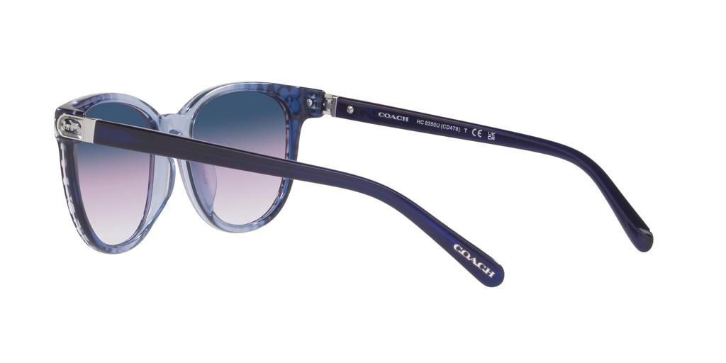 Coach Sunglasses HC8350U CD478 57088H BLUE GRADIENT SIGNATURE C 54 Women's