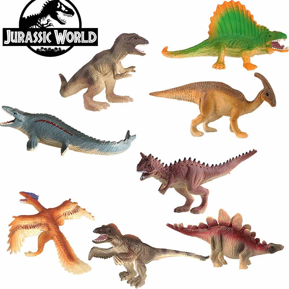 Jurassic Dinosaur Figure Model 8pcs Gift For Boys Girls