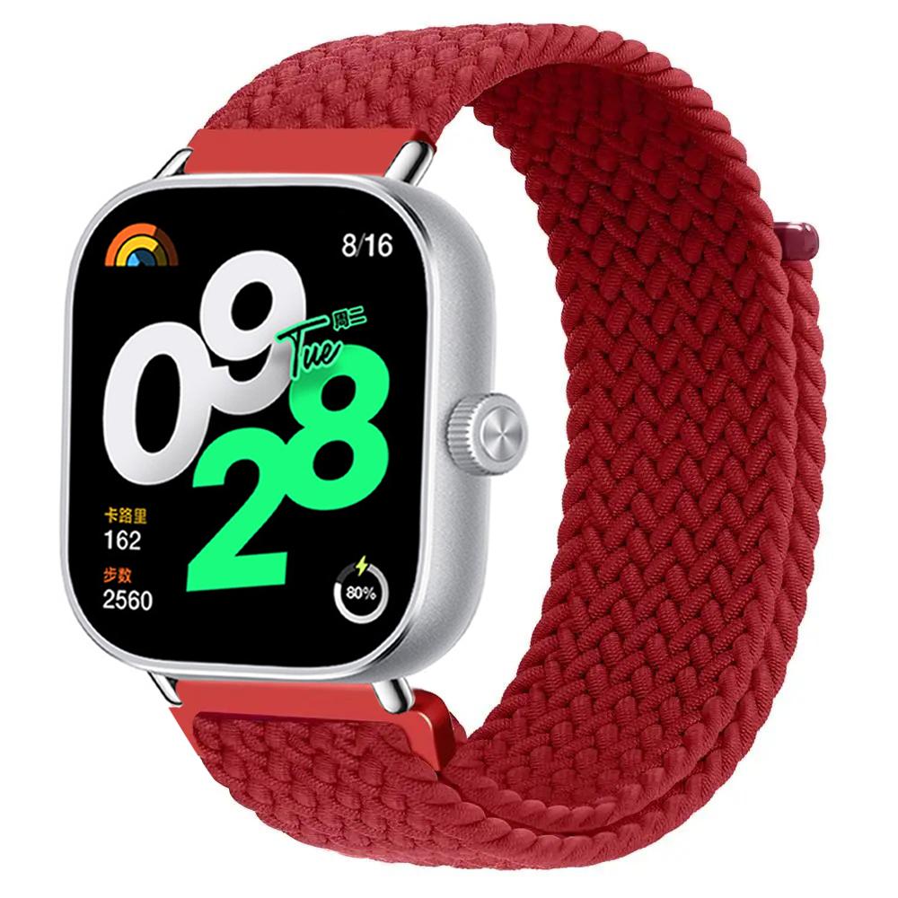 Braided solo Loop Band for Xiaomi Redmi Watch 4 Strap Adjustable Sportband Nylon Replacement correa bracelet Miband 8 pro band