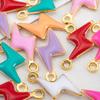 20pcs Stainless Steel Enamel Colorful Charm Cross Heart Moon Star Pendant for DIY Women Jewelry Making Necklace Earring Supplies