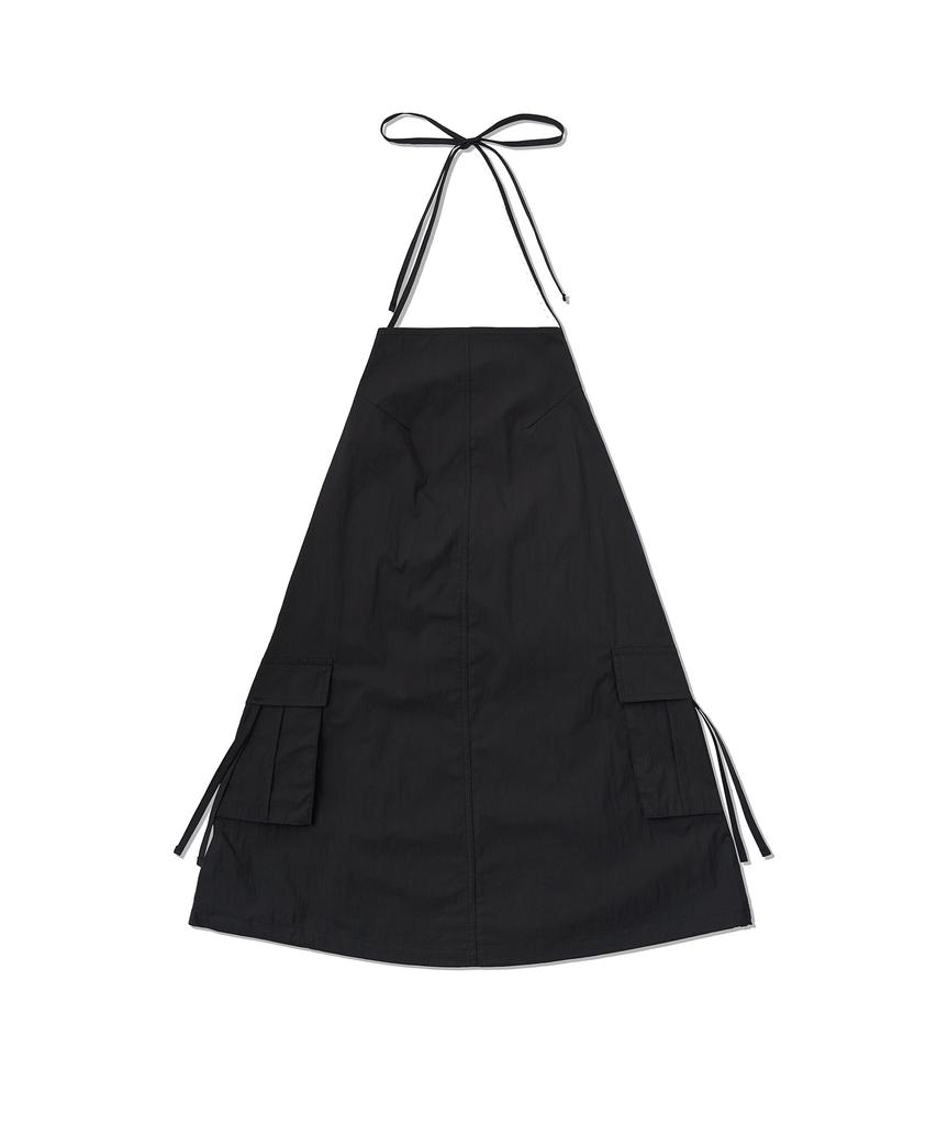Slow Garments Parachute Mini Dress - Black