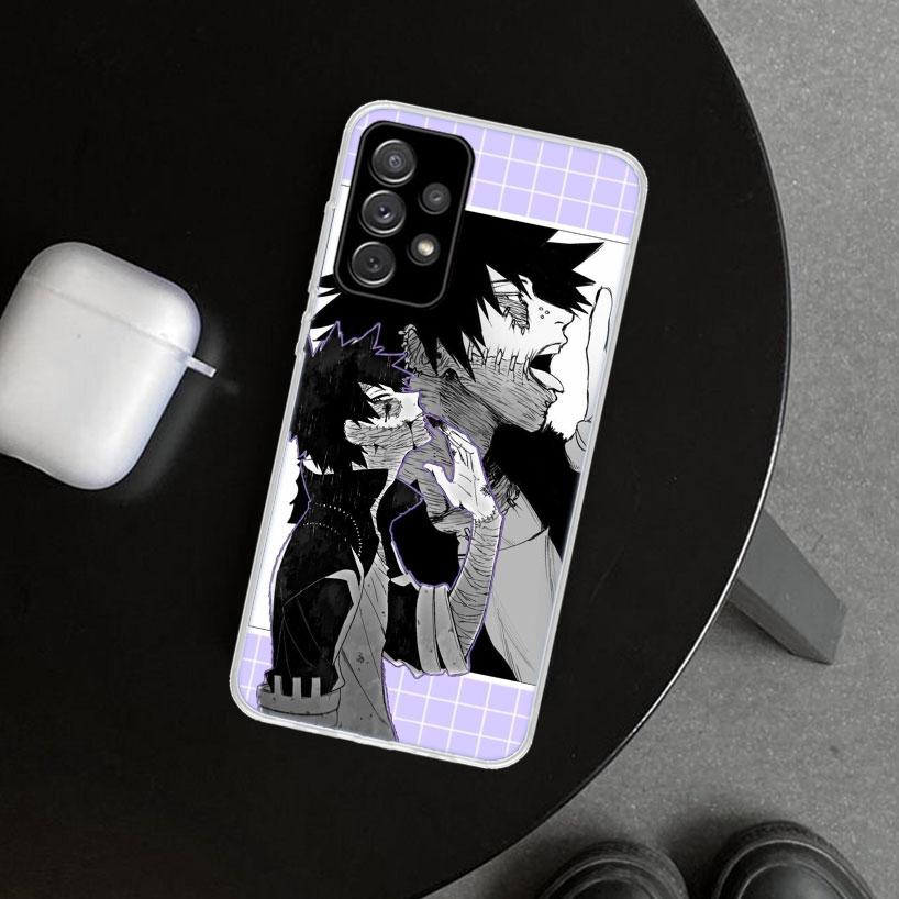 MHA Dabi Bnha Phone Case Cover for Samsung Galaxy A12 A22 A32 A52 A72 A02S A51 A50S A31 A20S A10S Note 20 Ultra 10 Plus Galaxy A