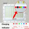 100W Solar LED Light Outdoor Remote Control  Waterproof For Garden Street Spotlight Powerful Solar Powered Floodlight Wall Lamp