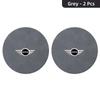 2Pcs Suede Car Water Cup Bottle Holder Anti-slip Mat Pad for BMW MINI F55 F56 R60 R59 R58 WORKS One Cooper JCW R57 R56 R55