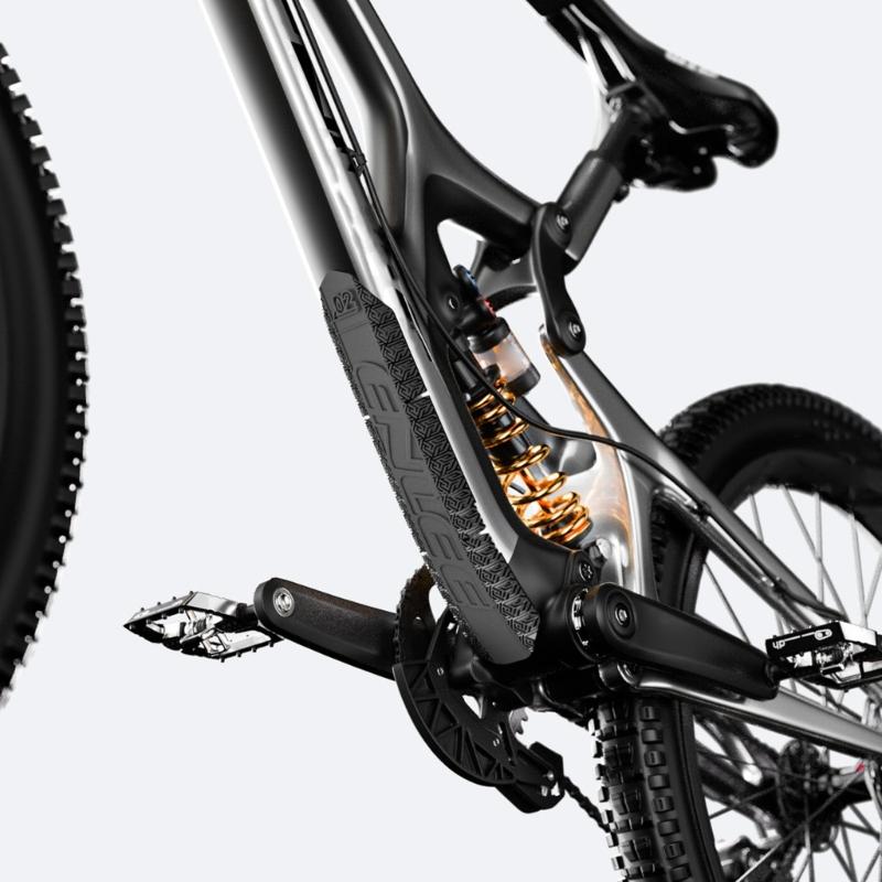 All-purpose Bike Frame Guard Mountain Bike Down Tube Frame Protection Sticker Protect Bike from Collision and Scratch