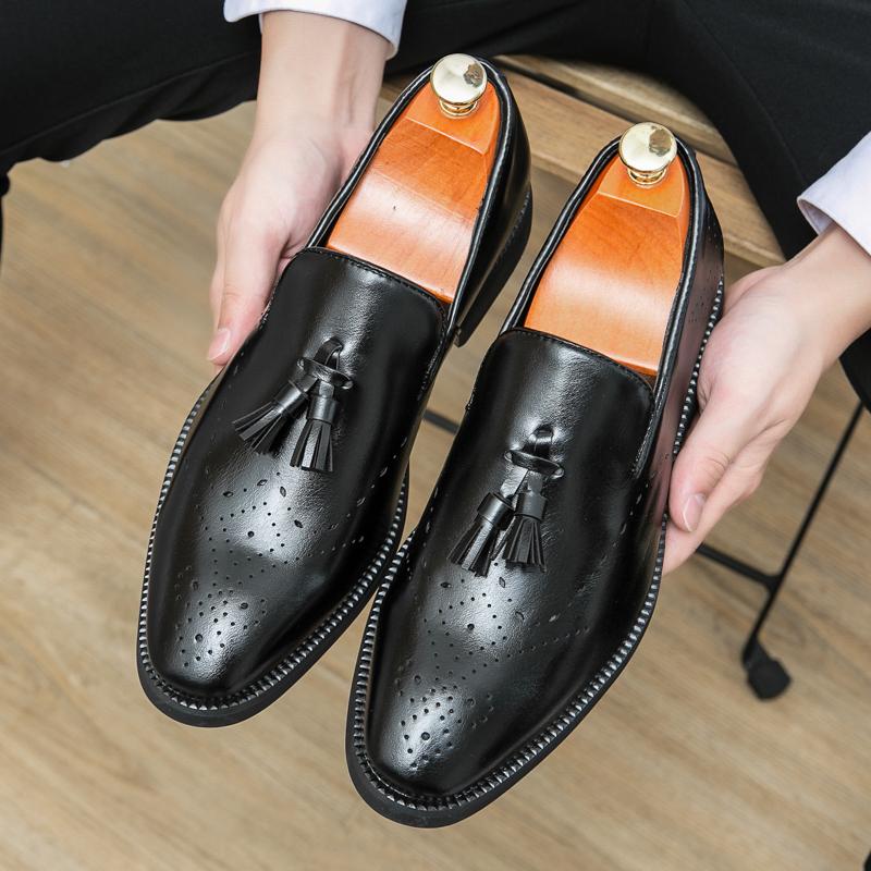 Leather Men Casual Shoes Soft Men Loafers Moccasins Breathable Casual Leather Shoes