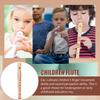 SUPVOX Children'S 6-Hole Wooden Flute, Beginner Wind Instrument for Kids, Easy To Play, Natural Wood Color, 7.67 Inches