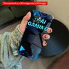 2DFlat Xiaomi Redmi phone caseBlue Neon Gaming Geometry Phone Casesuitable for Redmi Note 11 12 13 14 A3 K80 15 17 Ultra