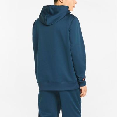 Puma T7 Sweatshirts Unisex Dark Blue Hooded Moderate 532842-65