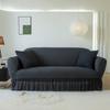 1/2/3/4 Seater Seersucker Grid Sofa Cover Dirt-resistant Sofa Slipcover Sofa Protecter  Living Room