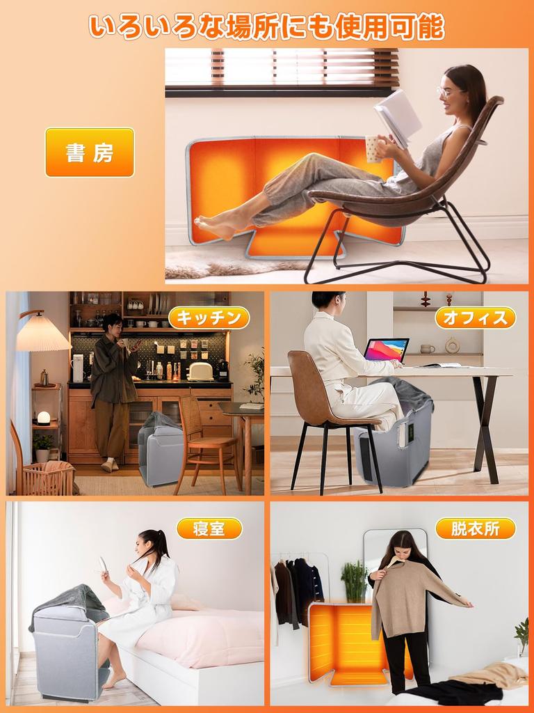 High Temperature DRAWWIND Panel Far Infrared Desk Foldable Foot Energy 5 Level Temperature 6 Level Time Timer Overheating Automatic Fall Cold Electric