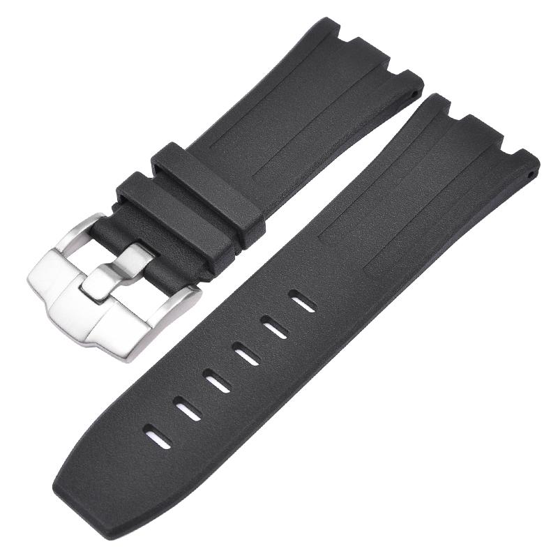 Waterproof Silicone Watchband for Audemars Piguet Royal Oak Offshore 15703 15710 26703 Series - Rubber Strap 28mm Men's Watch Accessories
