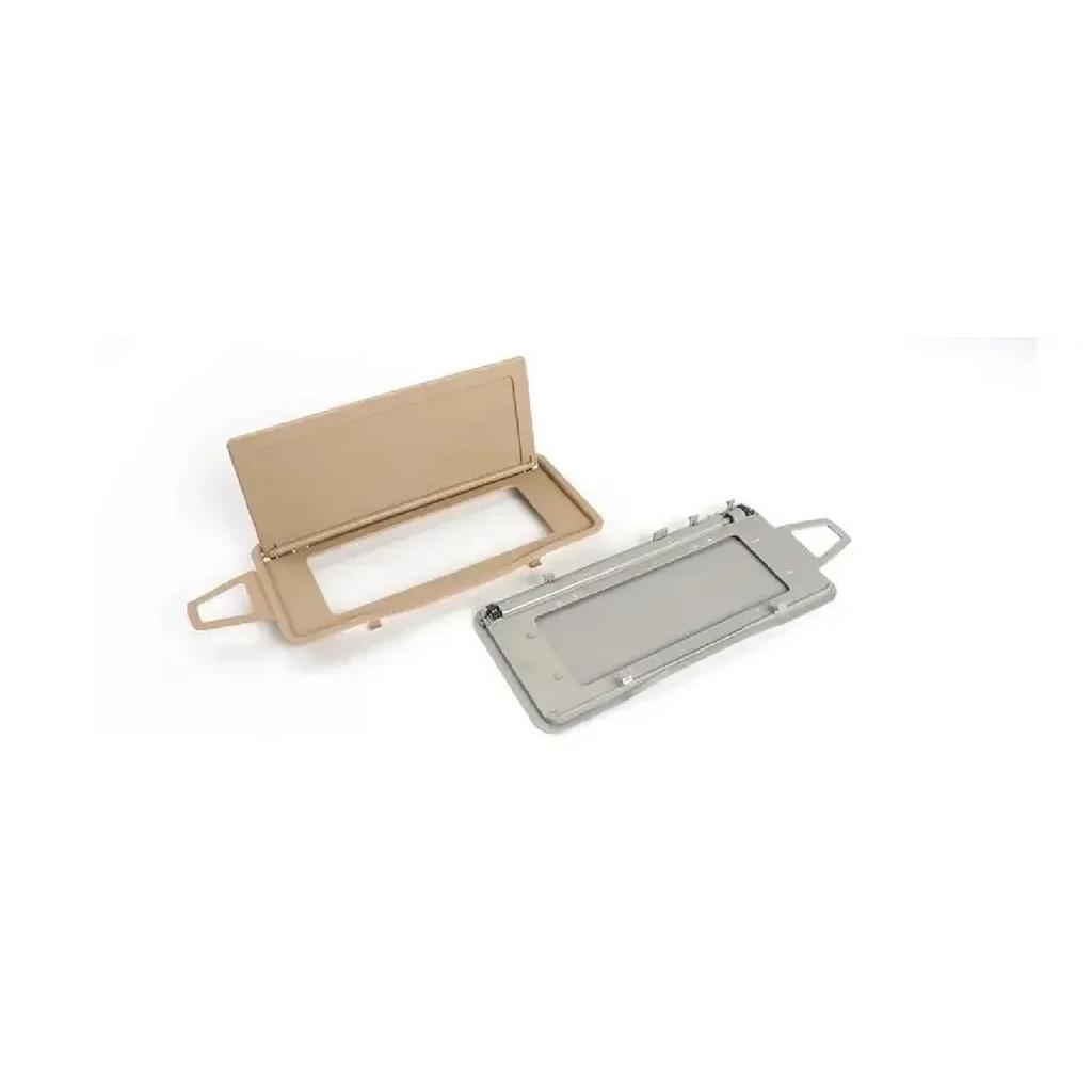 Én stk Sort Grå Beige Solskærm Visir Make-up Kosmetisk Spejl Dæksel Til Mercedes Benz W220 S-klasse A2208100110