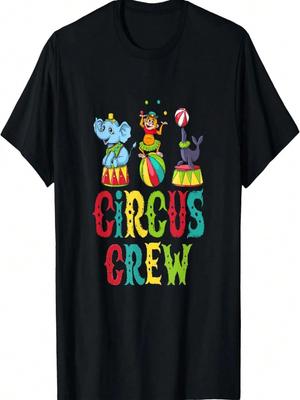 Zirkus Event Personal Design Zirkus Crew Clown Karneval T-Shirt