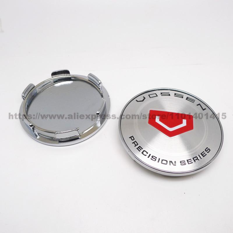 4pcs 68mm 63mm Vossen Wheel Center Cap Hub Car Rims Protective Hubcaps Dust-proof Plastic Cover