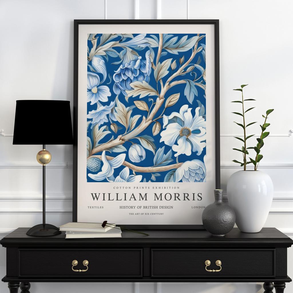 Neutral William Morris Poster Picture Botanical Animals Canvas Prints Vintage Wall Art Decorations for Living Room Exhibition
