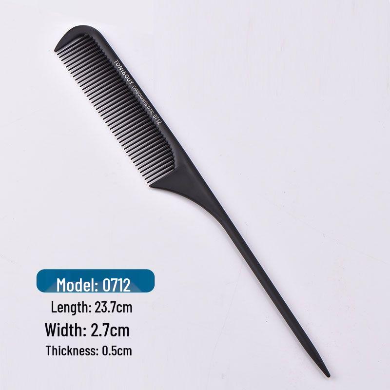 Cross-Border Highlighting and Styling Comb with Steel Pin Tail - Barber Hairdressing Tool