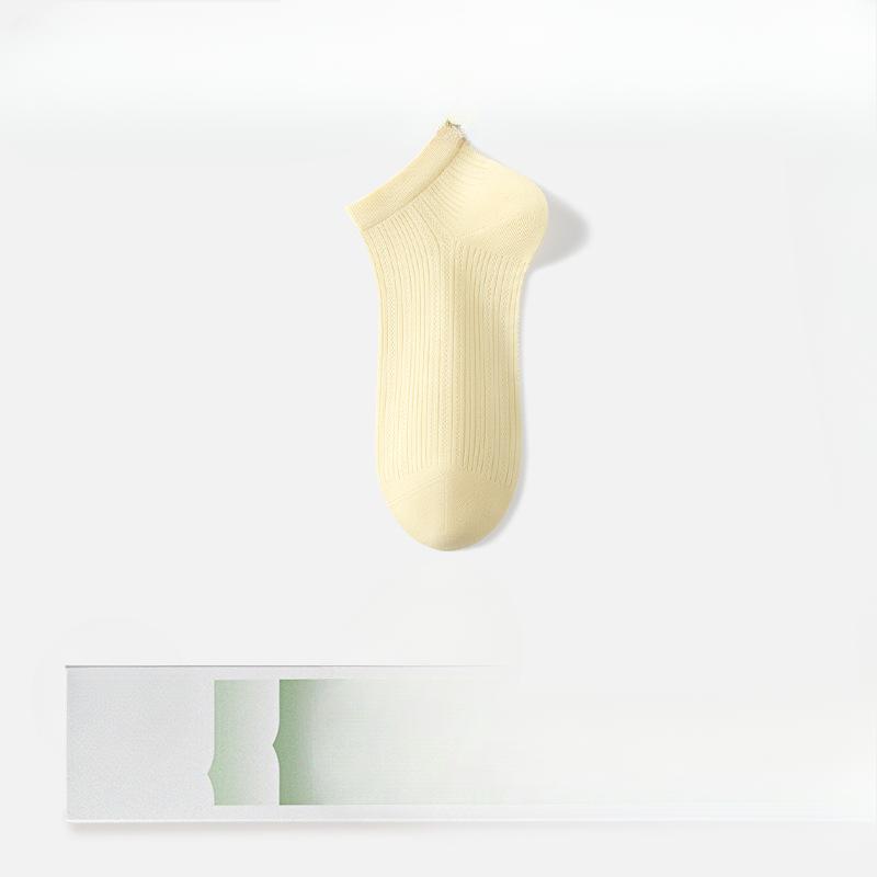 Female Summer Thin Style Cool Feeling Absorbs Sweat Breathable Short Boat Socks