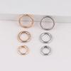 Alloy Spring Snap Open Ring for DIY Keyring, Pendant, or Bag Accessories