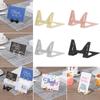 L Shape Wedding Party Price Label Holder Place Card Holder Table Number Stand Paper Clamp