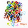 50-500pcs Mix Color Plastic Resin Small Clip Locking Stitch Markers Crochet Latch Knitting Tools Needle Clip Hook Sewing Tool